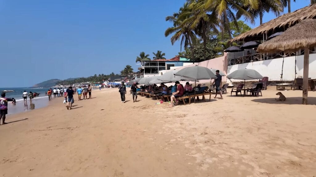 Anjuna Beach in North Goa