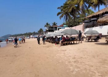 Anjuna Beach in North Goa