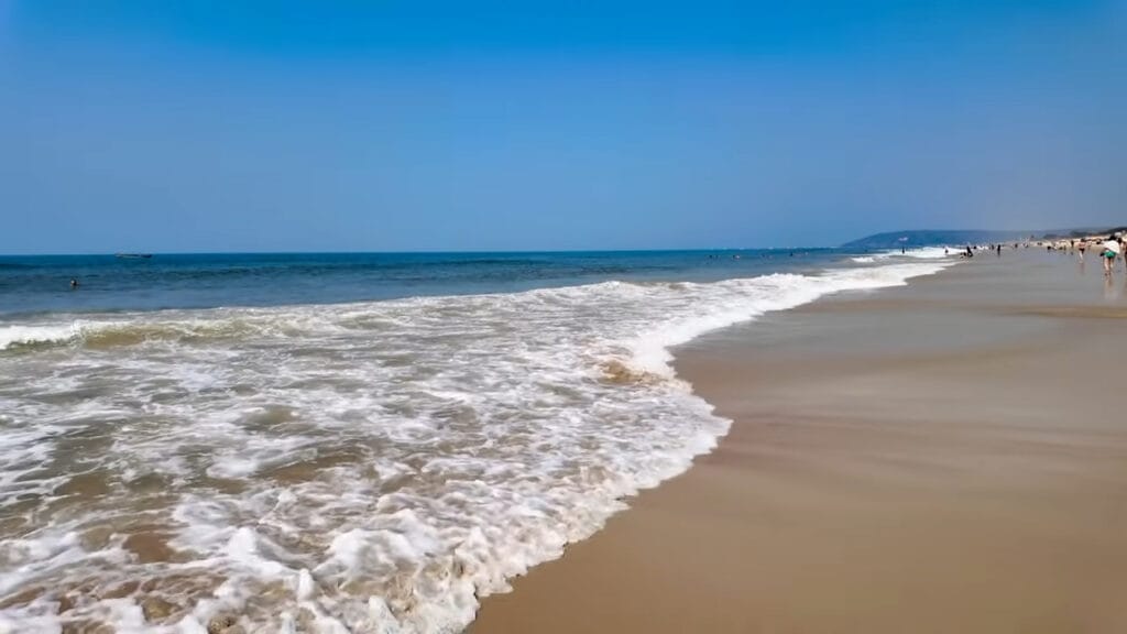 Calangute Beach in North Goa