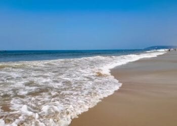Calangute Beach in North Goa