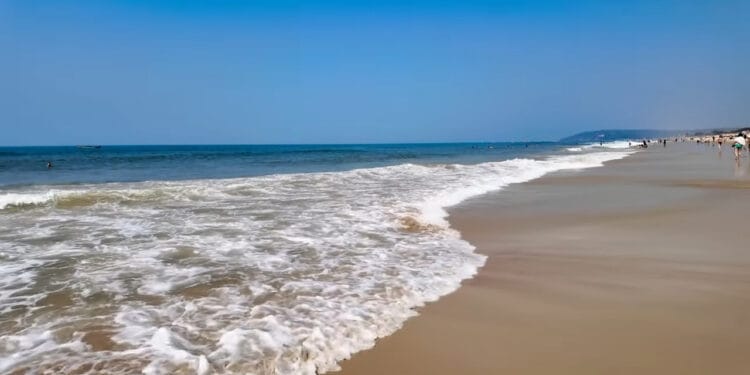 Calangute Beach in North Goa