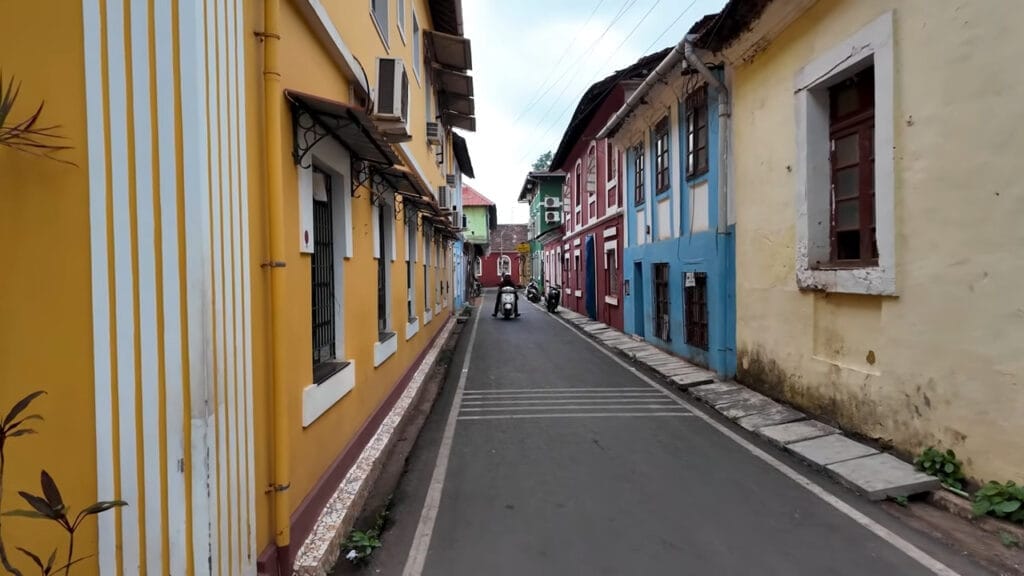 Fontainhas, Panjim in North Goa - Top tourist place for colorful streets and history