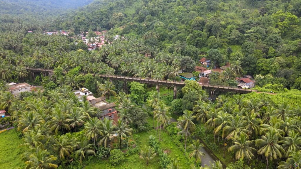 Keri foot bridge