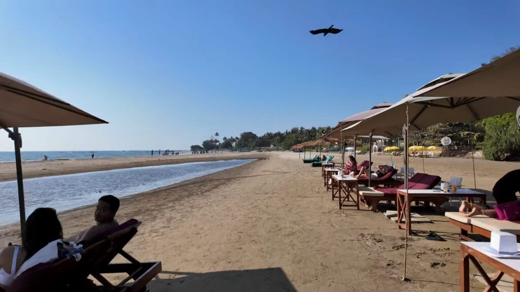 Morjim Beach in North Goa