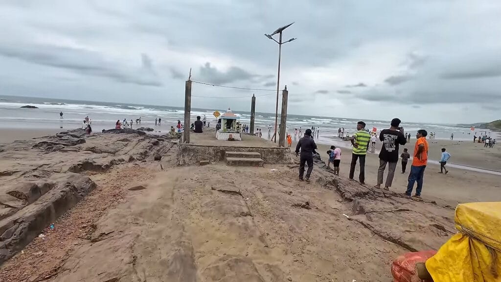 Vagator Beach in North Goa - Best place for stunning sunsets and scenic cliffs.