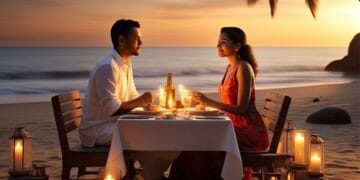 candle light dinner in goa