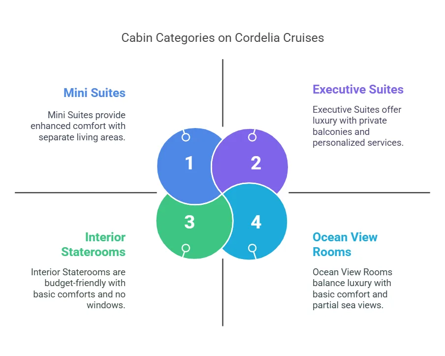 goa to Lakshadweep cruise - crusie cabin types